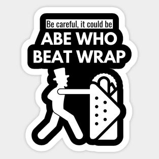 A Booby Trap Sticker